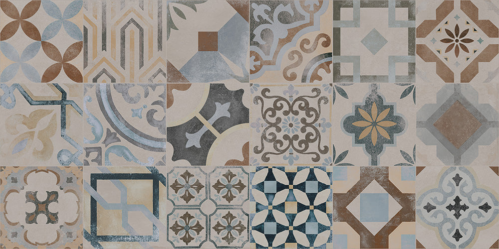 Cementine Mix Soggetti Color 20x20 Rett - Gres Porcellanato di Castelvetro - Prezzo solo €43.62! Compra ora su CEGO CERAMICHE