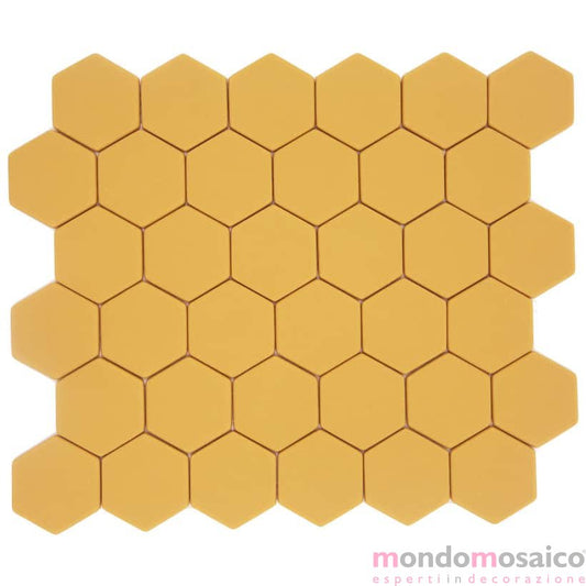 CESI Full Body Ottone 5x5 Mosaico Esagono