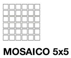 Versatile Stone Bianco Mosaico 5x5 Lucidato - Gres Porcellanato di Coem Ceramiche - Prezzo solo €69.01! Compra ora su CEGO CERAMICHE