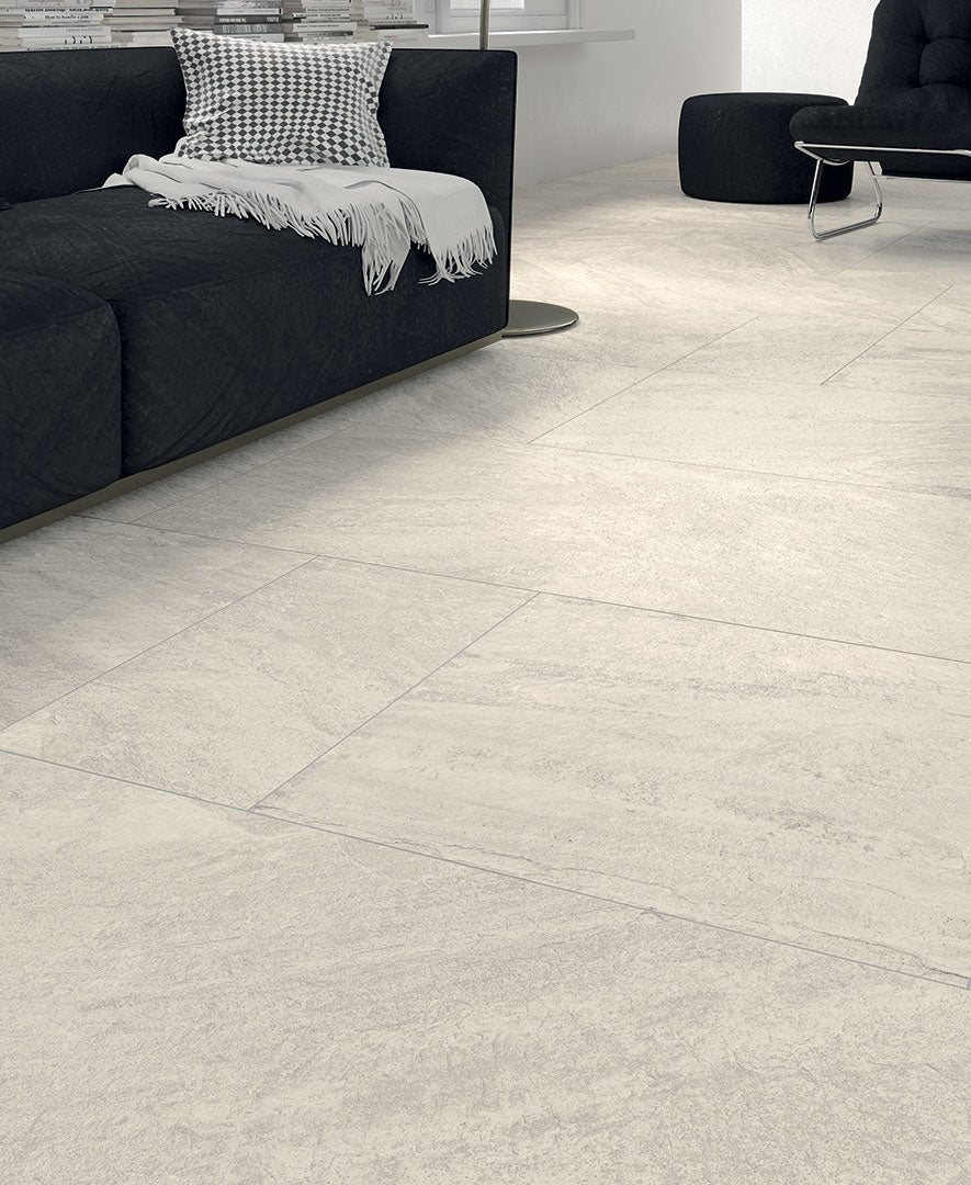 Quartz White 60x60 Grip OUTFIT2.0 - Gres Porcellanato di Castelvetro - Prezzo solo €24.55! Compra ora su CEGO CERAMICHE