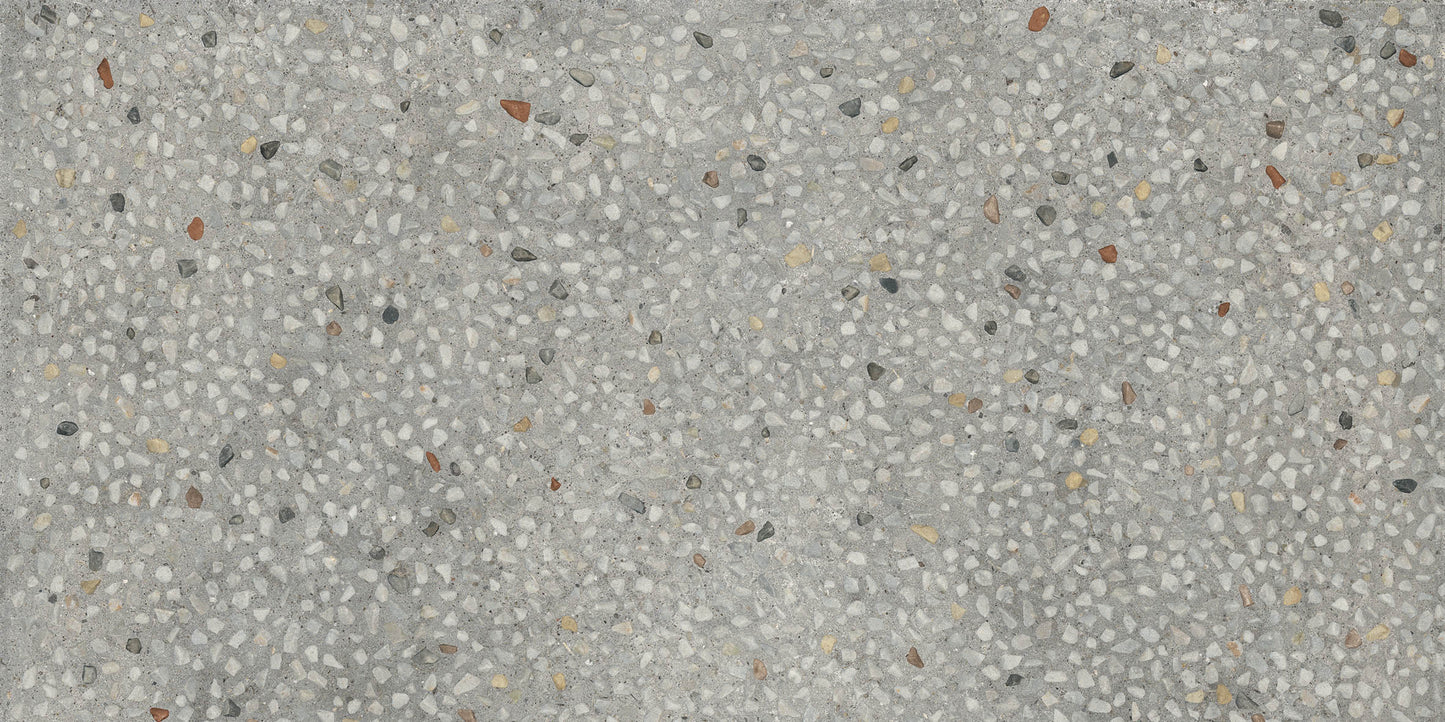 Gardenia&Ariana Anima Ghiaia Grigio Decorato P-Tech Rettificato 8,5mm 60x120