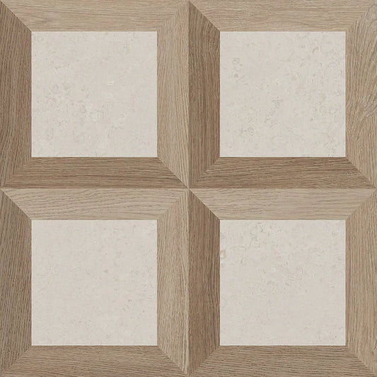 Versace V Stone Frame White 60x60 Naturale