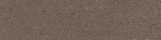 Versace V Stone Fluted Brown 30x120 Lappato