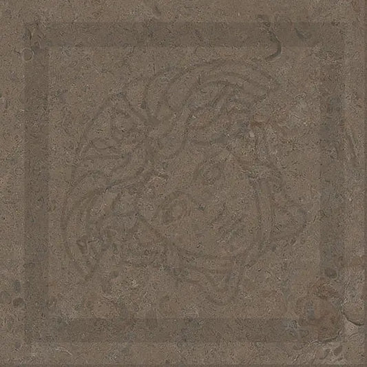 Versace V Stone Corner Brown 15x15 Lappato