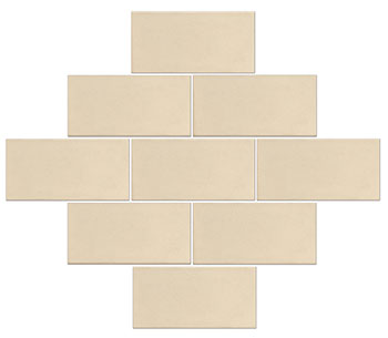 Klinker Industriale Rivestimento Bianco lucido 13x26