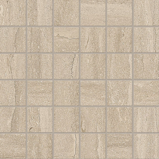 Ergon Portland Stone Vein Cut Sand Mosaico 5x5 Nat - Gres Porcellanato di Ergon - Prezzo solo €34.98! Compra ora su CEGO CERAMICHE