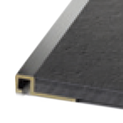 Clap profilo di chiusura per angoli esterni squadrato alluminio 2700 mm - Déco, immagine 1