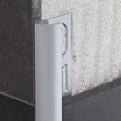 Clap profilo di chiusura per angoli esterni arrotondato alluminio 2700 mm - Déco, immagine 1
