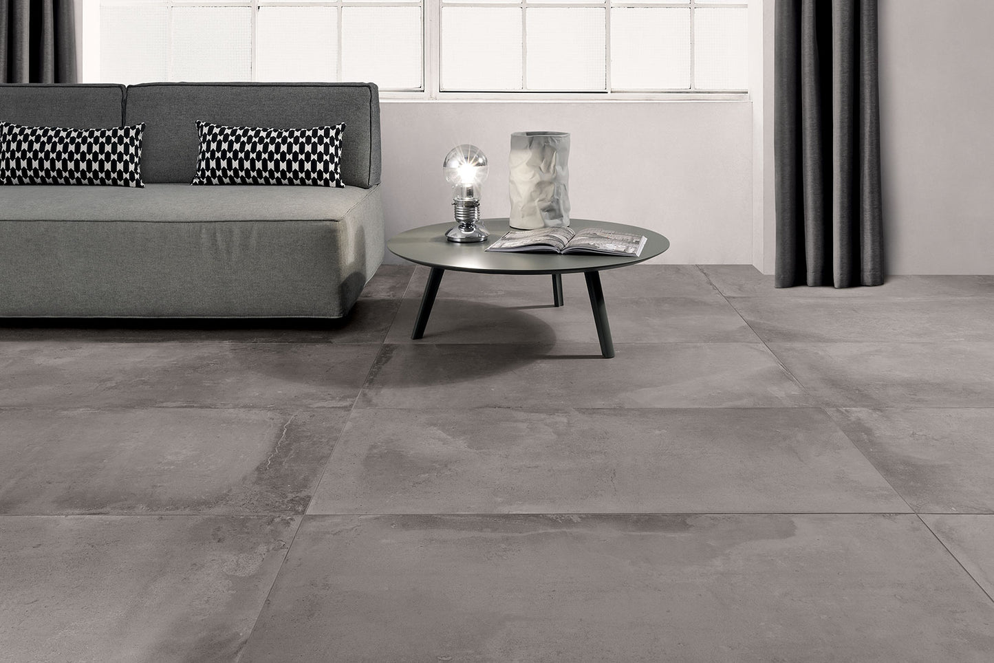 Cottocemento Dark Grey 60,4x120,8 Naturale - Gres Porcellanato di Coem Ceramiche - Prezzo solo €49! Compra ora su CEGO CERAMICHE