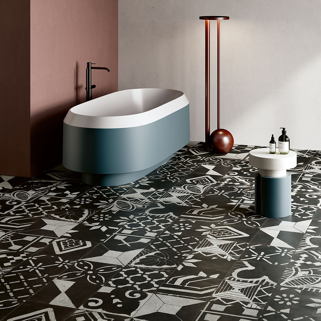 Riggiole Nero Mix 20x20 - Gres Porcellanato di Fioranese - Prezzo solo €43! Compra ora su CEGO CERAMICHE