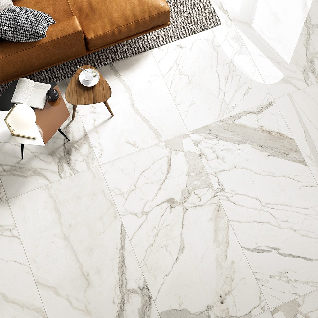 Marmorea Bianco Calacatta Effect 15x15 levigato - Gres Porcellanato di Fioranese - Prezzo solo €34! Compra ora su CEGO CERAMICHE