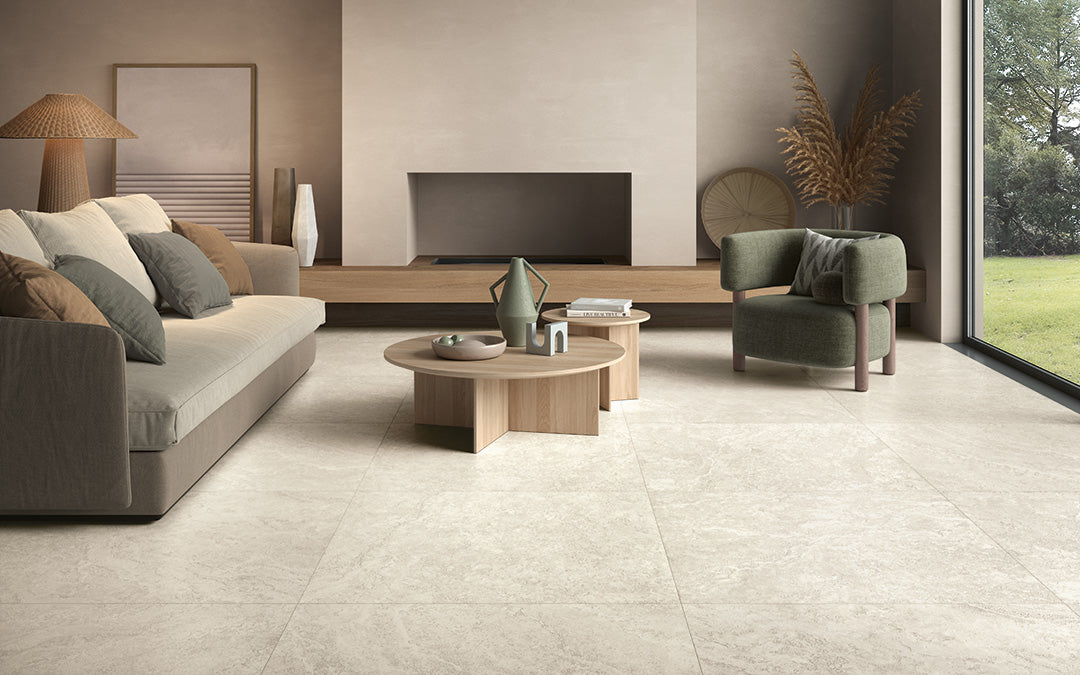 Roma Bianco 100x100 grip OUTFIT2.0 - Gres Porcellanato di Castelvetro - Prezzo solo €49.96! Compra ora su CEGO CERAMICHE