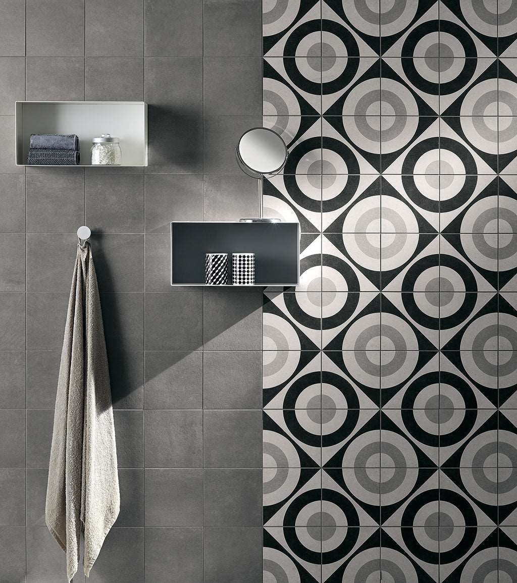 Cementine Black & White-5-20x20 - Gres Porcellanato di Fioranese - Prezzo solo €51.85! Compra ora su CEGO CERAMICHE