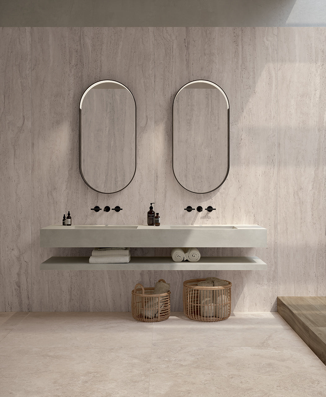 Royal Travertino Ebur Cross 80x80 - Gres Porcellanato di Fondovalle - Prezzo solo €47.50! Compra ora su CEGO CERAMICHE