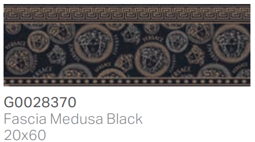 Versace Icons Fascia Medusa Black 20x60