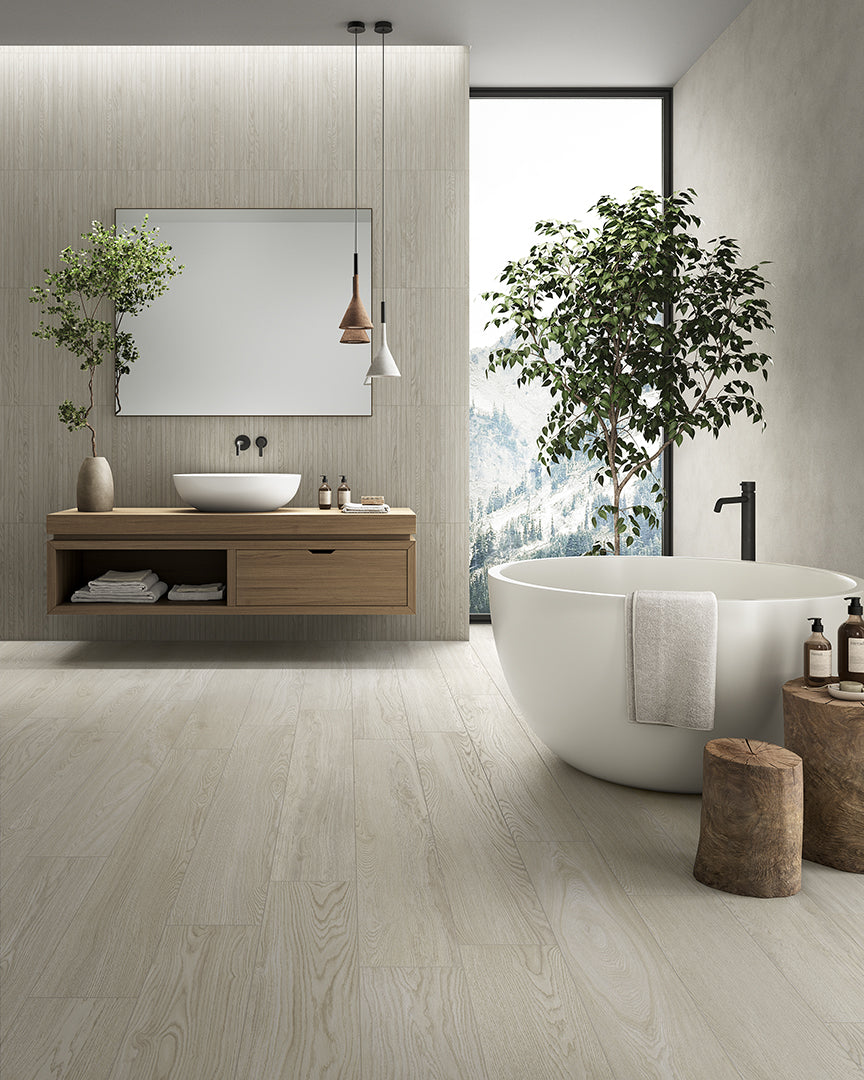 Unika Bianco 20x120 - Gres Porcellanato di Castelvetro - Prezzo solo €37.68! Compra ora su CEGO CERAMICHE