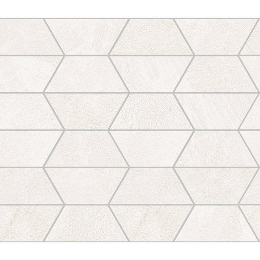 Crossroad Chalk White Mosaico Gem 30x34 - Gres Porcellanato di ABK - Prezzo solo €64.75! Compra ora su CEGO CERAMICHE