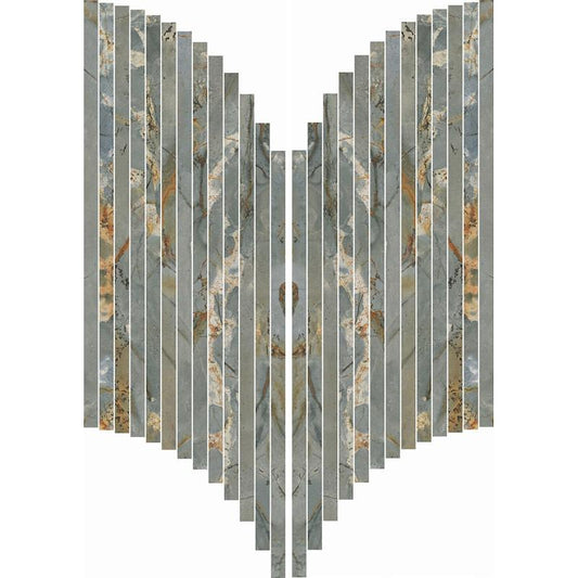 Sensi Signoria Mosaico Ventaglio Roma Imperiale 28x60 Lux - Gres Porcellanato di ABK - Prezzo solo €112.60! Compra ora su CEGO CERAMICHE