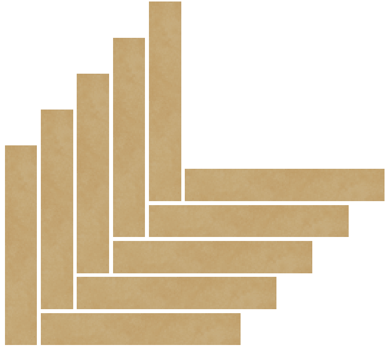 Fioranese The_Color Oblong Chevron Amber 34,8x42,2 Lucidato