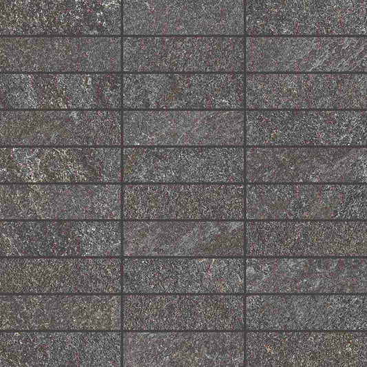 Arkè Anthracite Mosaico Listelli 30x30 - Gres Porcellanato di Keope - Prezzo solo €108.83! Compra ora su CEGO CERAMICHE