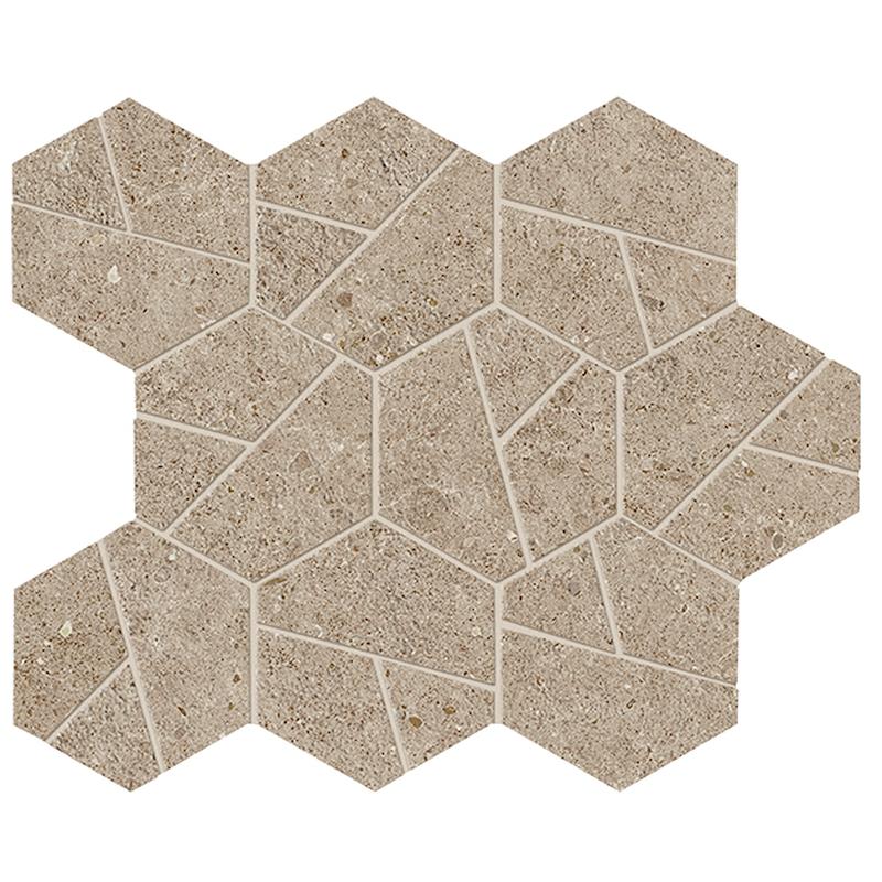 Boost Stone Clay Mosaico Hex 25x28,5 - Gres Porcellanato di Atlas Concorde - Prezzo solo €103! Compra ora su CEGO CERAMICHE