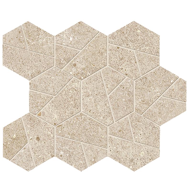 Boost Stone Cream Mosaico Hex 25x28,5 - Gres Porcellanato di Atlas Concorde - Prezzo solo €103! Compra ora su CEGO CERAMICHE