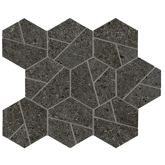 Boost Stone Tarmac Mosaico Hex 25x28,5 - Gres Porcellanato di Atlas Concorde - Prezzo solo €103! Compra ora su CEGO CERAMICHE