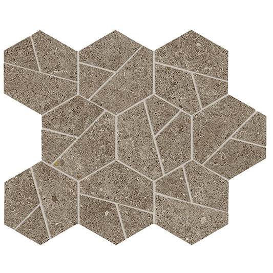 Boost Stone Taupe Mosaico Hex 25x28,5 - Gres Porcellanato di Atlas Concorde - Prezzo solo €103! Compra ora su CEGO CERAMICHE