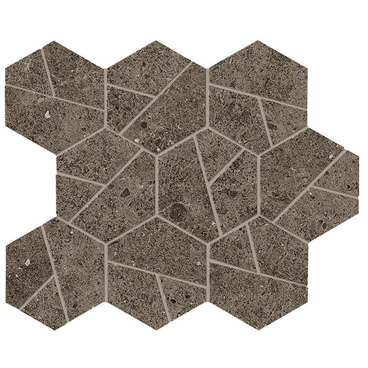 Boost Stone Tobacco Mosaico Hex 25x28,5 - Gres Porcellanato di Atlas Concorde - Prezzo solo €103! Compra ora su CEGO CERAMICHE