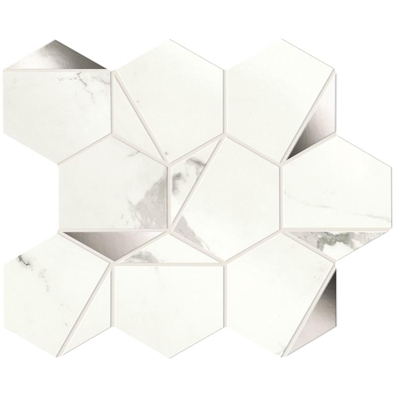 Marvel Shine Statuario Supremo Platino Hex Shiny 25,1x29 - Pasta Bianca di Atlas Concorde - Prezzo solo €143.32! Compra ora su CEGO CERAMICHE