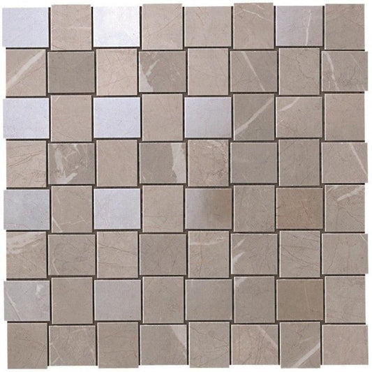 Marvel Silver Net Mosaic 30,5x30,5 - Pasta Bianca di Atlas Concorde - Prezzo solo €175.55! Compra ora su CEGO CERAMICHE