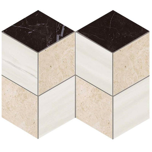 Marvel Stone Mosaico Esagono Geo Warm Lapp. 25,4x35,2 - Gres Porcellanato di Atlas Concorde - Prezzo solo €78.79! Compra ora su CEGO CERAMICHE