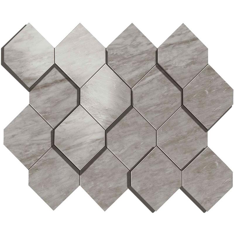 Marvel Stone Bardiglio Grey Mosaico Esagono 3D 28,2X35,3 - Gres Porcellanato di Atlas Concorde - Prezzo solo €170.65! Compra ora su CEGO CERAMICHE