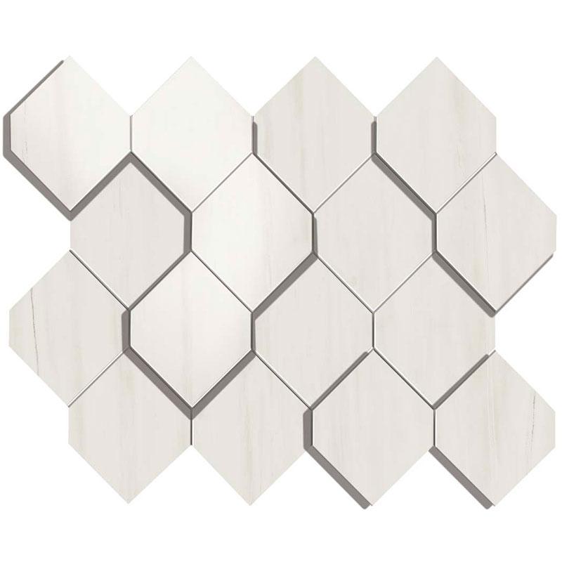 Marvel Stone Bianco Dol. Mosaico Esagono 3D 28,2X35,3 - Gres Porcellanato di Atlas Concorde - Prezzo solo €170.65! Compra ora su CEGO CERAMICHE