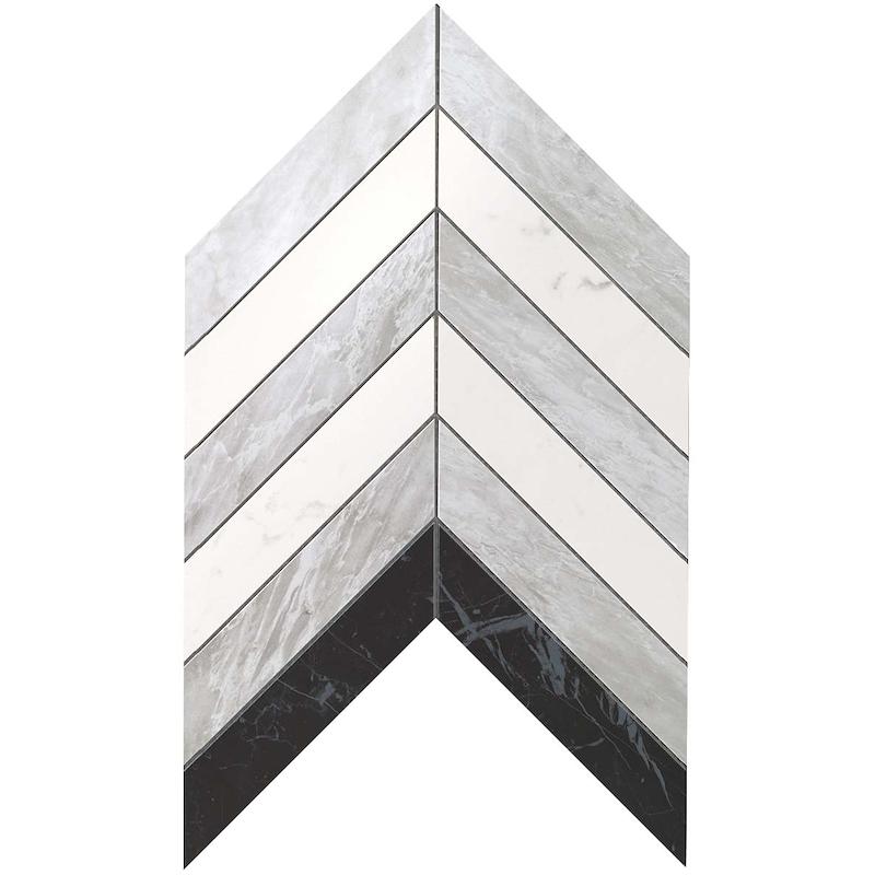 Marvel Stone Chevron Mix Wall - Pasta Bianca di Atlas Concorde - Prezzo solo €86.78! Compra ora su CEGO CERAMICHE