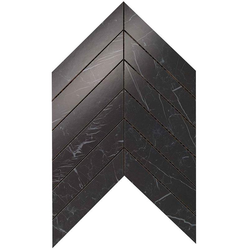 Marvel Stone Nero Marquina Chevron Wall - Pasta Bianca di Atlas Concorde - Prezzo solo €83.42! Compra ora su CEGO CERAMICHE