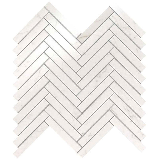 Marvel Stone Carrara Pure Herringbone Wall - Pasta Bianca di Atlas Concorde - Prezzo solo €92.13! Compra ora su CEGO CERAMICHE