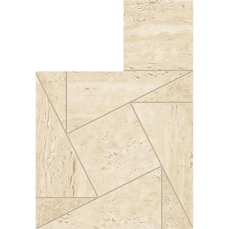 Marvel Travertine Sand Mosaico Tessellation 22x26 - Gres Porcellanato di Atlas Concorde - Prezzo solo €99.04! Compra ora su CEGO CERAMICHE