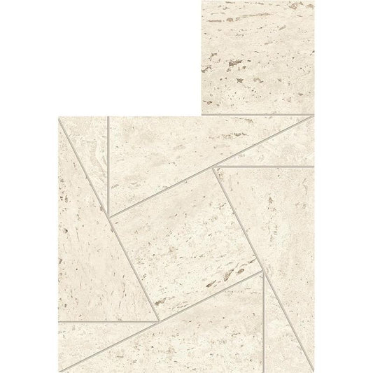 Marvel Travertine White Mosaico Tessellation 22x26 - Gres Porcellanato di Atlas Concorde - Prezzo solo €99.04! Compra ora su CEGO CERAMICHE