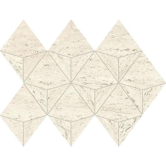 Marvel Travertine White Mosaico Origami 28x41 - Gres Porcellanato di Atlas Concorde - Prezzo solo €207.06! Compra ora su CEGO CERAMICHE