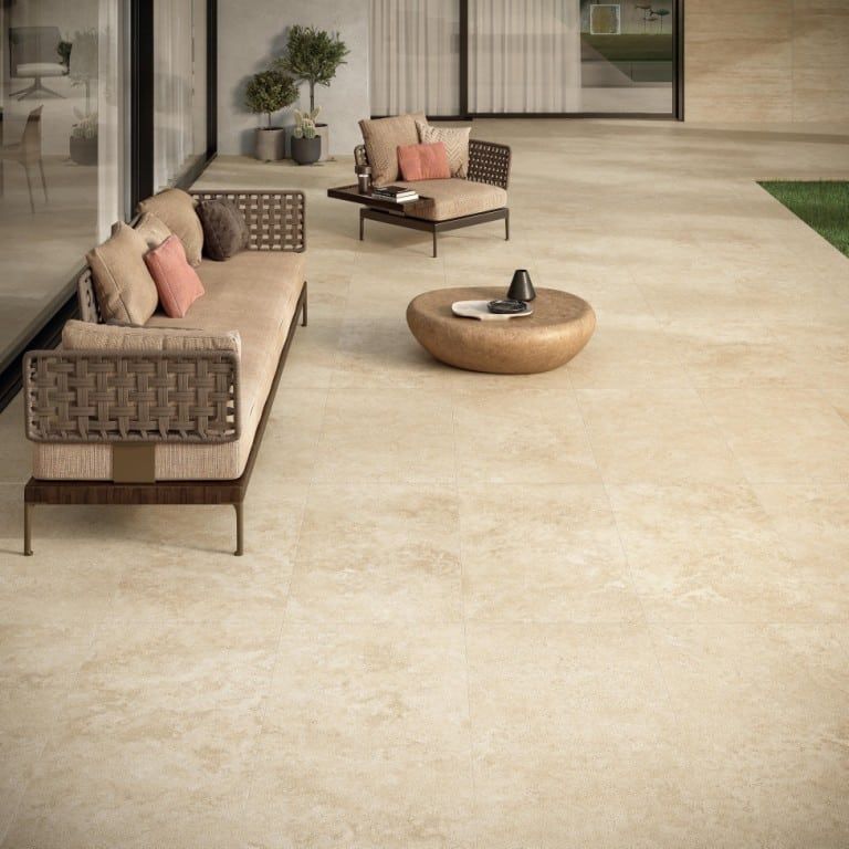 Marvel Travertine Sand Cross 120x120 - Gres Porcellanato di Atlas Concorde - Prezzo solo €123.33! Compra ora su CEGO CERAMICHE