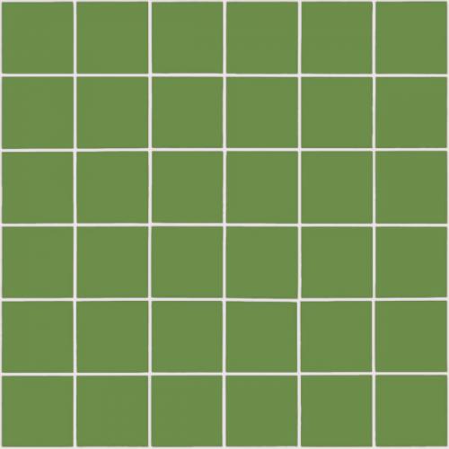 CESI Matt Avocado 5x5 Mosaico su rete