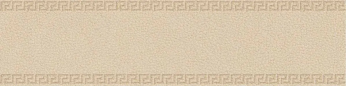 Versace Leatherwood Border Cuir Beige 15x60