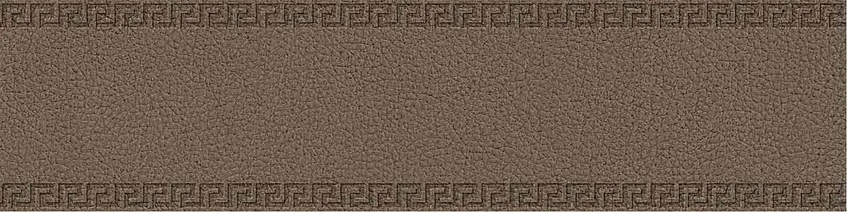 Versace Leatherwood Border Cuir Choco 15x60