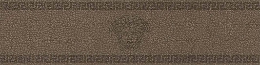 Versace Leatherwood Border Medusa Cuir Choco 15x60