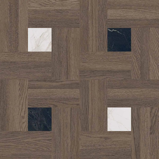 Versace Leatherwood Chesterfield Ebony 60x60