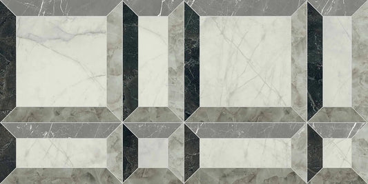 Versace Tarsia Frame Nero 60x120 Lux 3D