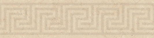 Versace V Stone Border Beige 15x60 Lappato