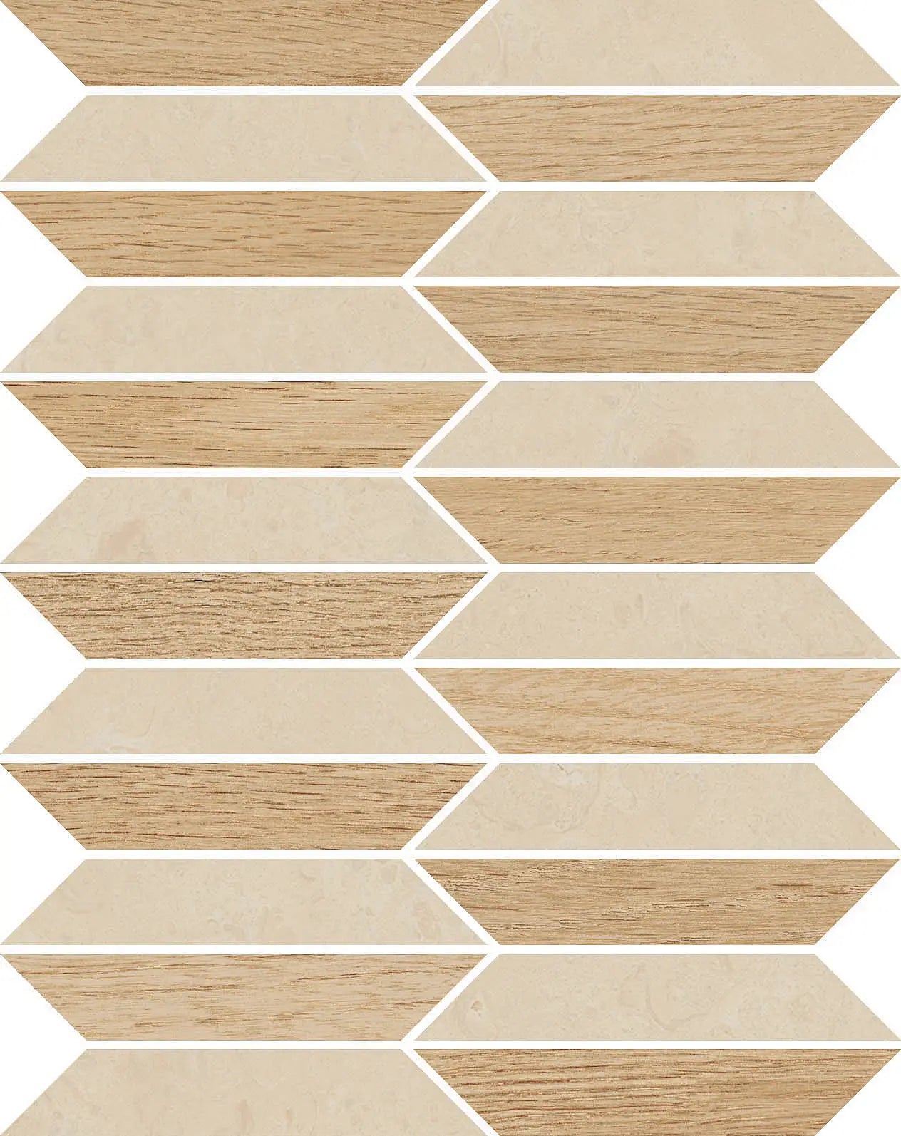 Versace V Stone Mosaico Lozenge Beige 28,5x20,5 Lappato