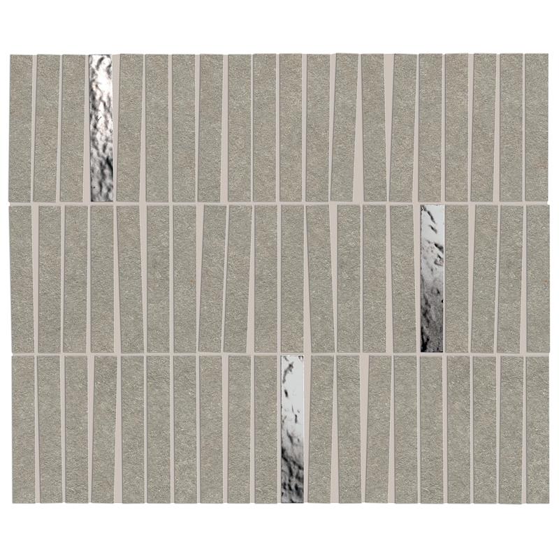 Boost Mineral Grey Mosaico Domino Lux 35x29,2 - Gres Porcellanato di Atlas Concorde - Prezzo solo €106.40! Compra ora su CEGO CERAMICHE